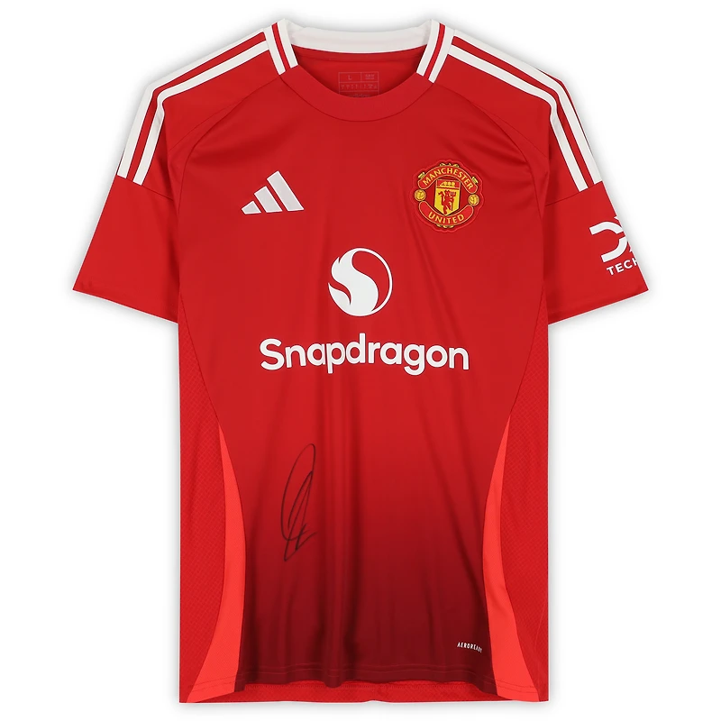 Zlatan Ibrahimovic Manchester United Autographed Red adidas 2024-25 Replica Jersey - Front Signed