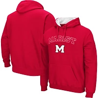 Chandail à capuchon Colosseum Red Marist Foxes Arch & Logo pour hommes