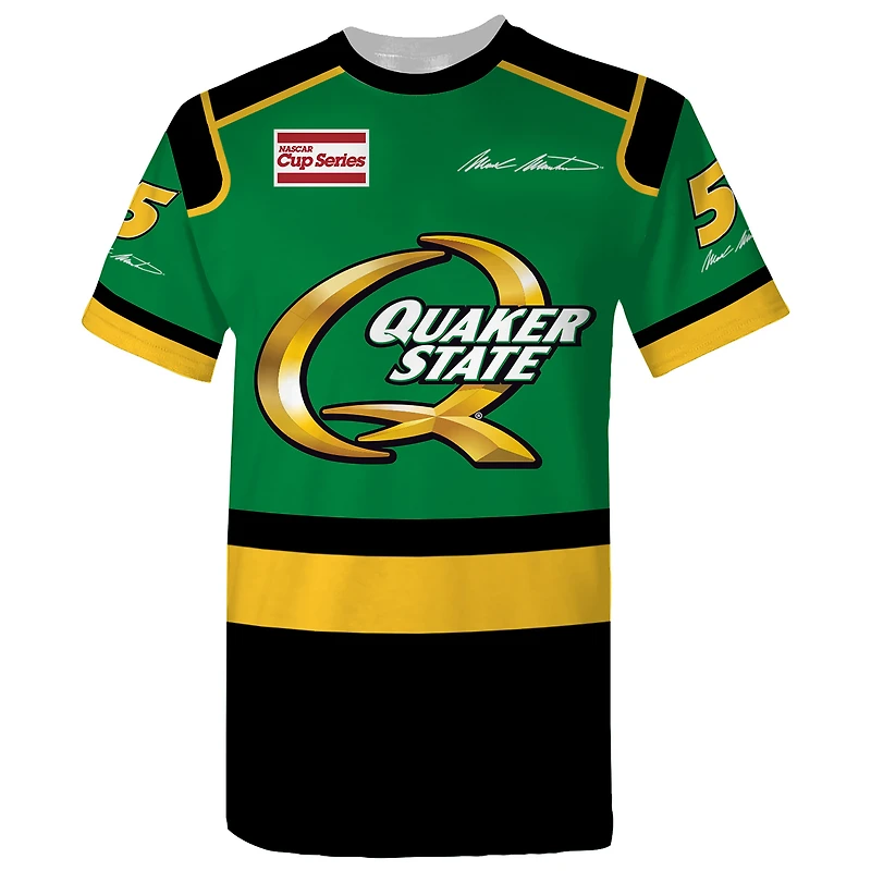 Men's Hendrick Motorsports Team Collection  Green Mark Martin Quaker State Legend Uniform T-Shirt