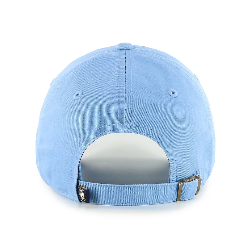 Men's '47 Light Blue Marquette Golden Eagles Clean Up Adjustable Hat