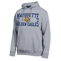 Sweat à capuche Champion gris chiné pour homme