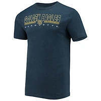 Men's Concepts Sport Heathered Charcoal/Navy Marquette Golden Eagles Meter Top & Pants Sleep Set