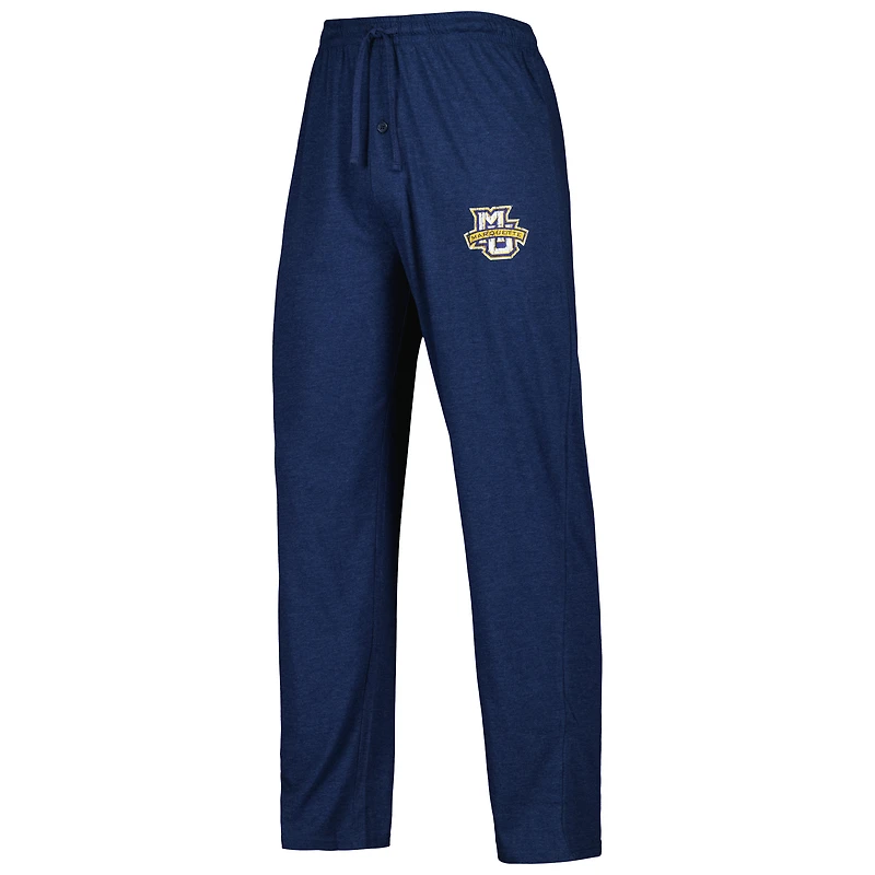 Men's Concepts Sport Navy/Charcoal Marquette Golden Eagles Meter Long Sleeve Top & Pants Sleep Set