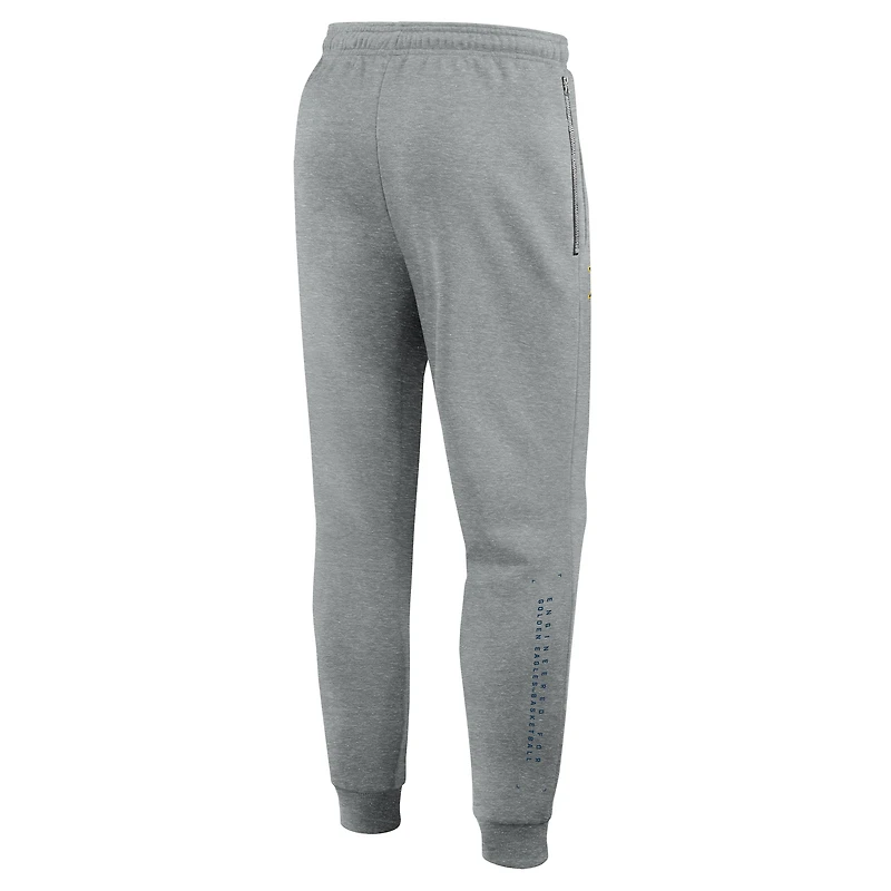 Men's Jordan Brand Heather Gray Marquette Golden Eagles Basketball Practice Dri-FIT Taper Sweatpants