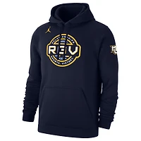 Sweat à capuche en polaire Jordan Brand bleu marine Marquette Golden Eagles RGV Basketball Club pour homme