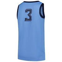 Maillot de basket-ball réplique Jordan Brand #3 Blue Marquette Golden Eagles pour homme