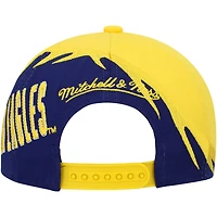 Casquette Snapback spirale or/bleu Marquette Golden Eagles pour jeune Mitchell & Ness