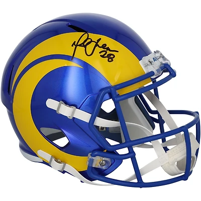 Marshall Faulk St. Louis Rams Autographed Riddell Speed Replica Helmet