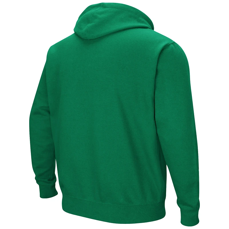 Chandail à capuchon Colosseum Kelly Green Marshall Thundering Herd Arch et logo pour hommes