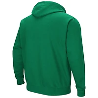 Chandail à capuchon Colosseum Kelly Green Marshall Thundering Herd Arch et logo pour hommes