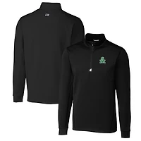 Pull-over extensible à fermeture éclair quart de tour pour homme, noir, Cutter & Buck, Marshall Thundering Herd
