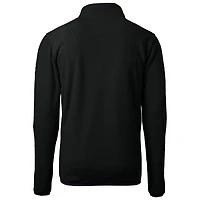 Veste polaire sherpa écologique noire Marshall Thundering Herd Vault Cascade pour homme, coupe-vent et buck, avec fermeture éclair quart de tour