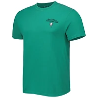 T-shirt Marshall Thundering Herd Landscape Shield vert pour homme