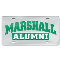 WinCraft Silver Marshall Thundering Herd Alumni Laser Cut Acrylic License Plate