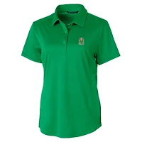 Polo extensible texturé Kelly Green Marshall Thundering Herd Prospect pour femme de Cutter & Buck