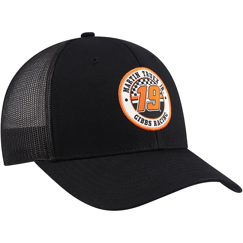 Casquette réglable '47 Black Martin Truex Jr Oversteer Trucker pour hommes