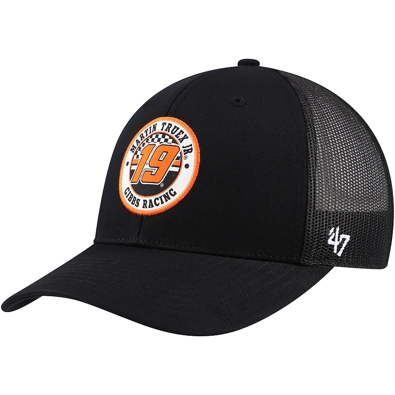 Casquette réglable '47 Black Martin Truex Jr Oversteer Trucker pour hommes