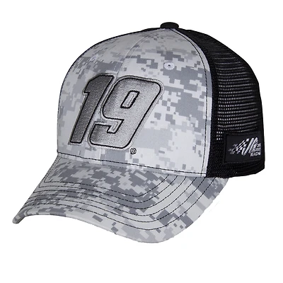Casquette réglable numérique Joe Gibbs Racing Team Collection Camo Martin Truex Jr pour hommes