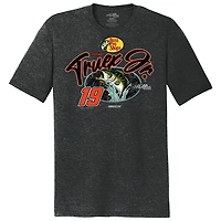 T-shirt Homme Joe Gibbs Racing Team Collection Heather Black Martin Truex Jr Angler