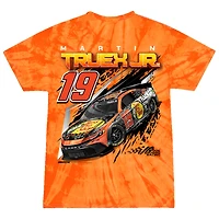 T-shirt tie-dye pour hommes de la collection Joe Gibbs Racing Team orange Martin Truex Jr Bass Pro Shops