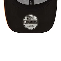 Men's New Era Black/Orange Martin Truex Jr 9FORTY Zig Zag Snapback Adjustable Hat