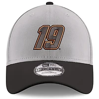 Casquette réglable Snapback Martin Truex Jr 9FORTY New Era pour homme, gris/noir