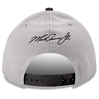 Men's New Era Gray/Black Martin Truex Jr 9FORTY Snapback Adjustable Hat
