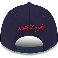 Casquette New Era pour homme blanche/bleue Martin Truex Jr 9FORTY Americana Snapback réglable