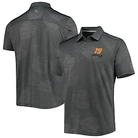 Polo Tommy Bahama Charcoal Martin Truex Jr Palm Coast Delray Frond IslandZone pour homme