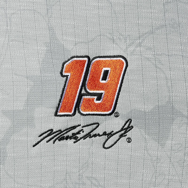 Polo Tommy Bahama gris Martin Truex Jr. Miramar Blooms pour homme