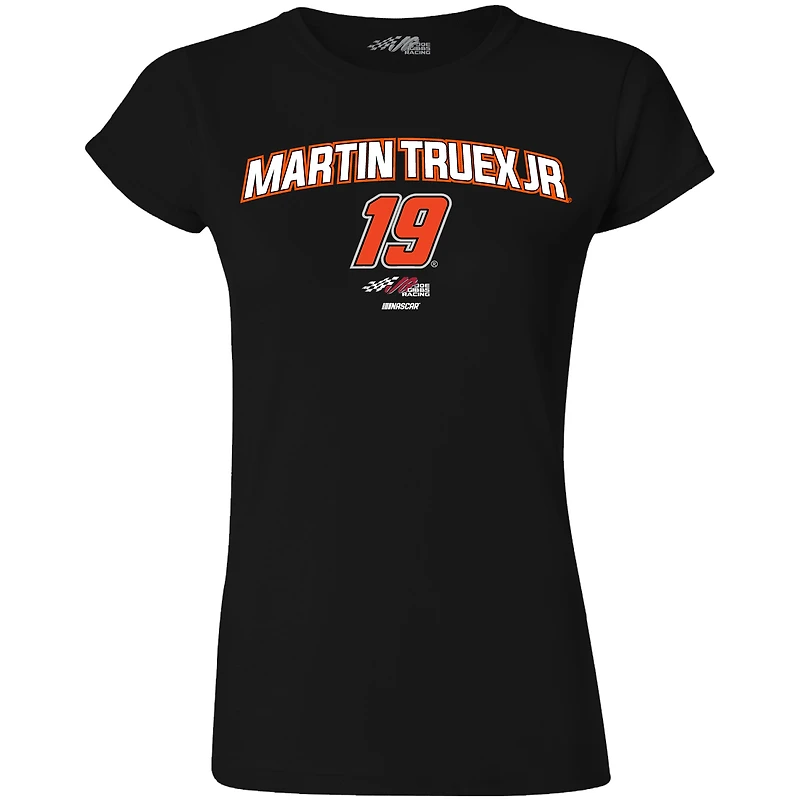 T-shirt Joe Gibbs Racing Team Collection Femme Noir Martin Truex Jr Rival