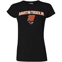 T-shirt Joe Gibbs Racing Team Collection Femme Noir Martin Truex Jr Rival