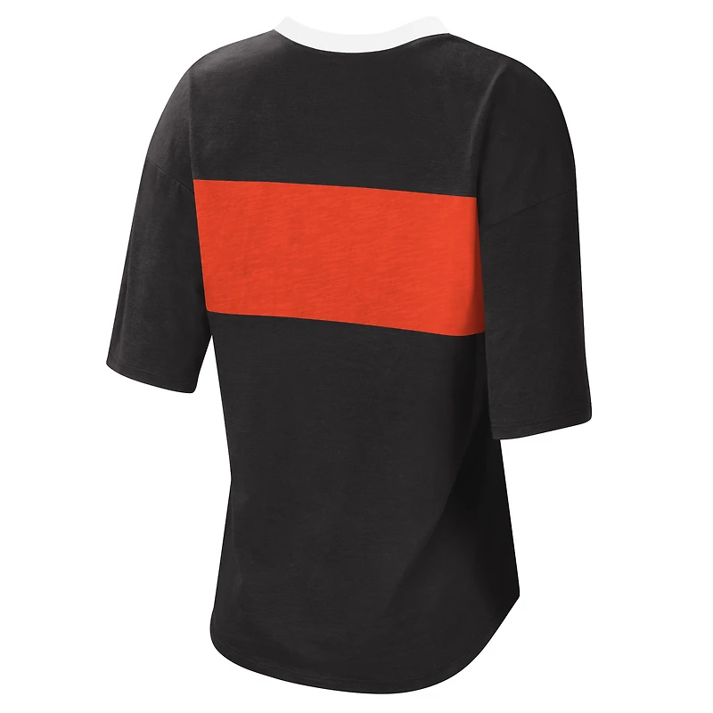 T-shirt Martin Truex Jr Lead Off Touch noir pour femme
