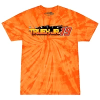 Youth Joe Gibbs Racing Team Collection  Orange Martin Truex Jr Bass Pro Shops Car Tie-Dye T-Shirt