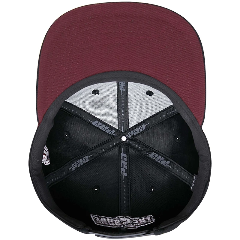 Casquette snapback noire Pro Standard Maryland Eastern Shore Hawks pour homme avec logo de mascotte