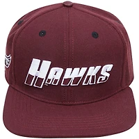 Casquette snapback avec logo Hawks Pro Standard pour homme, couleur marron, Maryland Eastern Shore Hawks