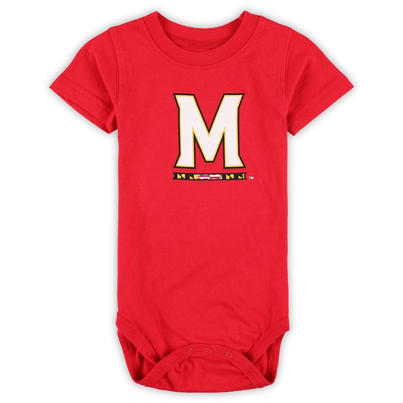 Infant Wes & Willy  Maryland Terrapins Three-Pack Bodysuit Set