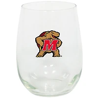 Maryland Terrapins 15oz. Stemless Wine Glass