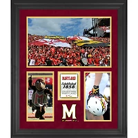 Collage encadré à 3 ouvertures de 20'' x 24'' du stade Byrd des Maryland Terrapins