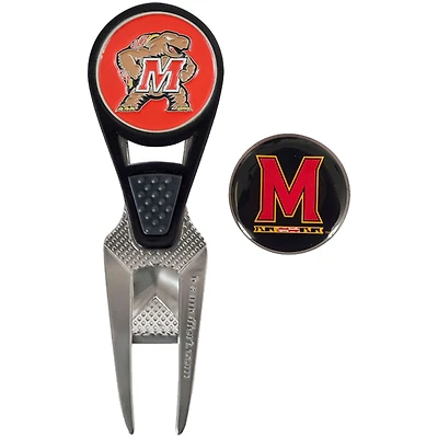 Ensemble d'outils de réparation et de marqueurs de balle Maryland Terrapins CVX