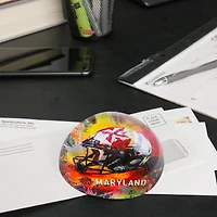 Maryland Terrapins Team Pride Dome Paper Weight