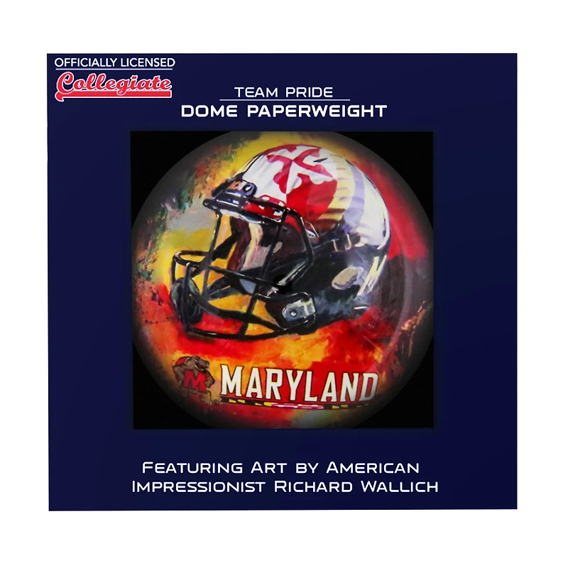 Maryland Terrapins Team Pride Dome Paper Weight