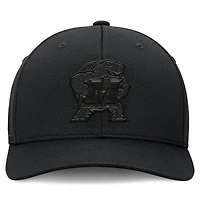 Casquette Reflex Performance Flex noire Top of the World pour homme des Maryland Terrapins