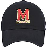 Men's '47 Black Maryland Terrapins Clean Up Adjustable Hat