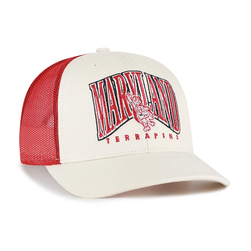 Casquette trucker ajustable pour homme '47 Natural Maryland Terrapins Drawbridge