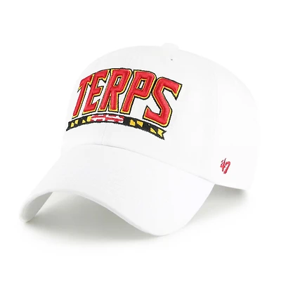 Men's '47 White Maryland Terrapins Clean Up Adjustable Hat