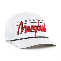 Men's '47 White Maryland Terrapins Condor Hitch brrr° Adjustable Hat