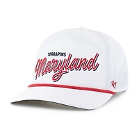 Casquette ajustable Fairway Hitch blanche Maryland Terrapins 1947 pour homme