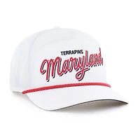 Casquette ajustable Fairway Hitch blanche Maryland Terrapins 1947 pour homme