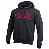 Sweat à capuche en polaire Champion Red Maryland Terrapins Basic Arch pour homme